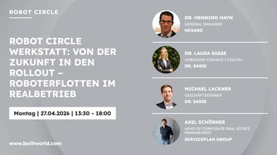 Robot Circle Werkstatt: Von der Zukunft in den Rollout – Roboterflotten im Realbetrieb