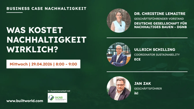 Was kostet Nachhaltigkeit wirklich? Der Vergleichsrahmen für nachhaltige Gebäude
