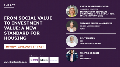 From Social Value to Investment Value: A New Standard for Housing 