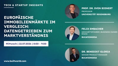 Europäische Immobilienmärkte im Vergleich: Datengetrieben zum Marktverständnis