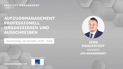Aufzugsmanagement professionell organisieren und ausschreiben
