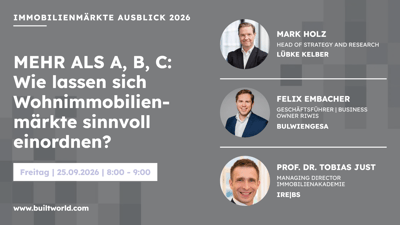 Mehr als A, B, C: Wie lassen sich deutsche Wohnimmobilienmärkte sinnvoll einordnen?