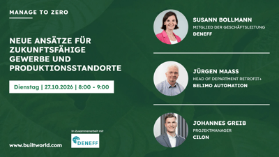 Neue Ansätze für zukunftsfähige Gewerbe und Produktionsstandorte