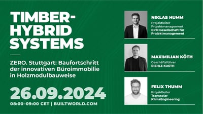 ZERO. Stuttgart: Baufortschritt & Herausforderungen des Büro Holzmodulbaus