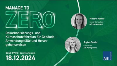 Dekarbonisierungs- und Klimaschutzfahrplan für Gebäude: Anwendungsfälle und Herangehensweisen
