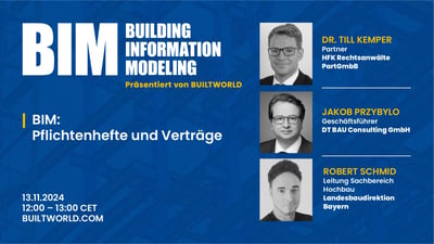 BIM - Pflichtenhefte und Verträge
