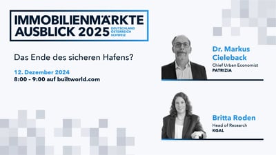 Immobilienmarkt Ausblick – Das Ende des sicheren Hafens?