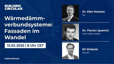 Wärmedämmverbundsysteme - Fassaden im Wandel: Zirkuläre Lösungen