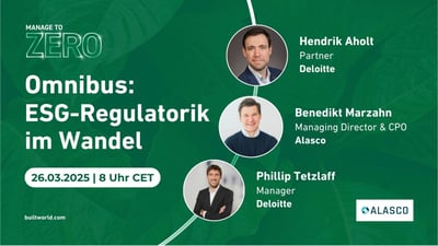 Omnibus: ESG-Regulatorik im Wandel – Was zählt jetzt? Was zahlt sich aus?