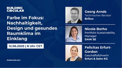 Farbe im Fokus: Nachhaltigkeit, Design und gesundes Raumklima im Einklang