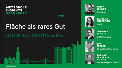 Metropole Insights Frankfurt: Fläche als rares Gut