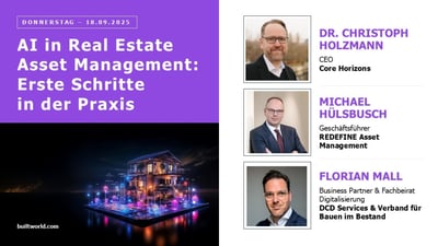 AI in Real Estate Asset Management: Erste Schritte in der Praxis