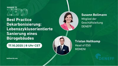 Best Practice Dekarbonisierung: Lebenszyklusorientierte Sanierung eines Bürogebäudes