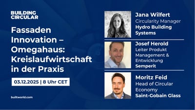 Fassaden Innovation – Omegahaus: Kreislaufwirtschaft in der Praxis