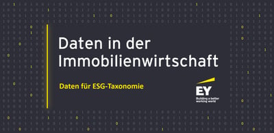 Daten in der Immobilienwirtschaft - Die Immobilienbranche in der Pflicht: ESG-Regulierung