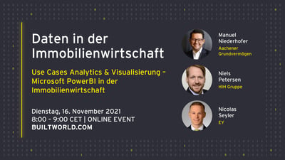 Use Cases Analytics & Visualisierung - Microsoft PowerBI in der Immobilienwirtschaft