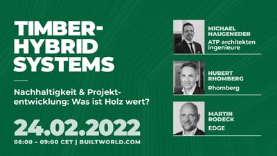 Nachhaltigkeit & Projektentwicklung: Was ist Holz wert?