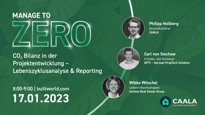 CO₂ Bilanz in der Projektentwicklung – Lebenszyklusanalyse & Reporting