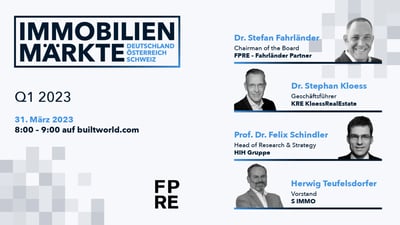 Immobilienmärkte DACH Q1 2023