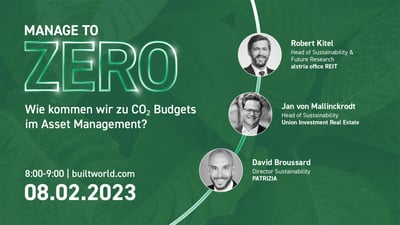 Manage to Zero: Wie kommen wir zu CO₂ Budgets im Asset Management?