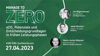 eCO2 Potenziale und Entscheidungsgrundlagen in frühen Leistungsphasen