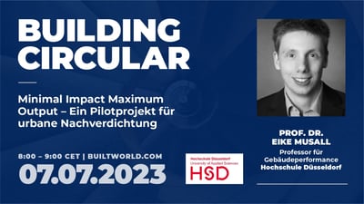 Minimal Impact Maximum Output –  Ein Pilotprojekt für urbane Nachverdichtung