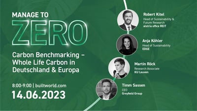 Carbon Benchmarking – Whole Life Carbon in Deutschland & Europa