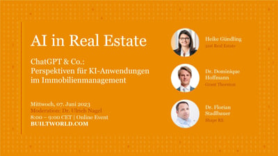 ChatGPT & Co.: Perspektiven für KI-Anwendungen im Immobilienmanagement