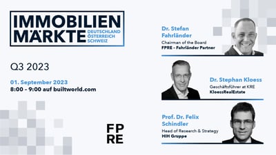 Immobilienmärkte DACH Q3 2023