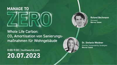 Whole Life Carbon: CO₂ Amortisation von Sanierungsmaßnahmen für Wohngebäude