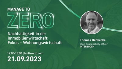 Nachhaltigkeit in der Immobilienwirtschaft - Fokus: Wohnungswirtschaft