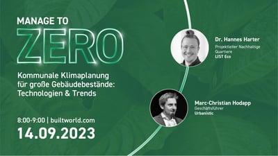 Kommunale Klimaplanung für große Gebäudebestände: Technologien & Trends