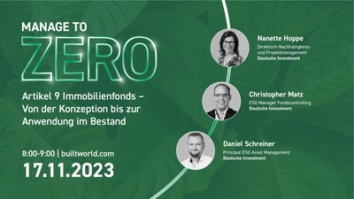 Artikel 9 Immobilienfonds - Von der Konzeption bis zur Anwendung im Bestand