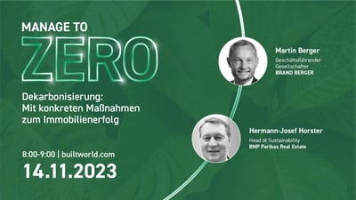 Dekarbonisierung: Mit konkreten Maßnahmen zum Immobilienerfolg