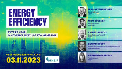 Bytes 2 Heat: Innovative Nutzung von Abwärme