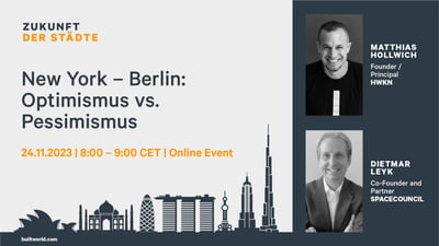 New York vs. Berlin - Optimismus vs. Pessimismus?