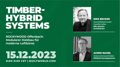 ROCKYWOOD Offenbach: Modularer Holzbau für moderne Loftbüros