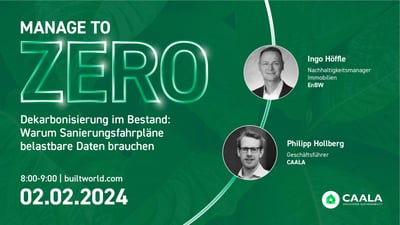 Dekarbonisierung im Bestand – warum Sanierungsfahrpläne belastbare Daten brauchen