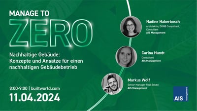 Nachhaltige Gebäude: Konzepte und Ansätze für einen nachhaltigen Gebäudebetrieb