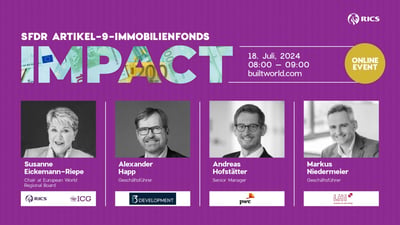 IMPACT: SFDR Artikel 9 Immobilienfonds