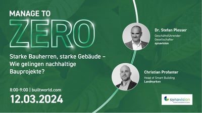 Starke Bauherren, starke Gebäude – Wie gelingen nachhaltige Bauprojekte?