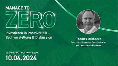 Investieren in Photovoltaik - Buchvorstellung & Diskussion