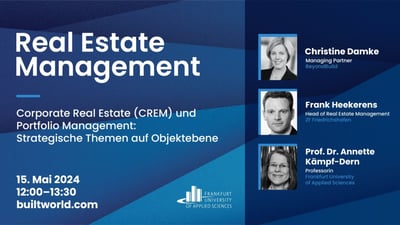 Corporate Real Estate (CREM) und Portfolio Management: Strategische Themen auf Objektebene