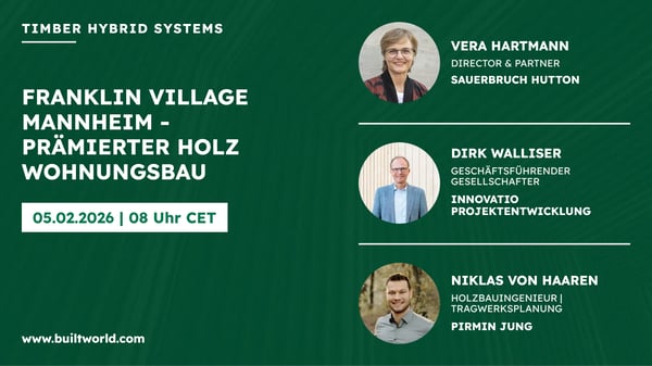 Franklin Village  Mannheim - Prämierter Holz Wohnungsbau