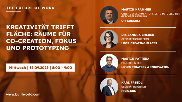 Kreativität trifft Fläche: Räume für Co-Creation, Fokus und Prototyping