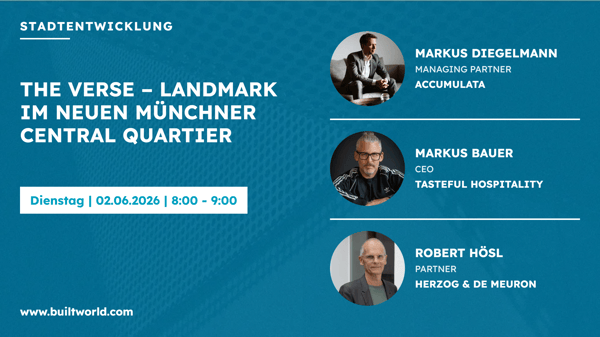 THE VERSE – Landmark im neuen Münchner Central Quartier