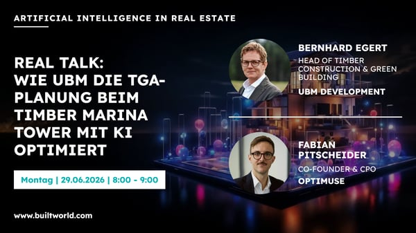 REAL TALK: Wie UBM die TGA-Planung beim Timber Marina Tower mit KI optimiert