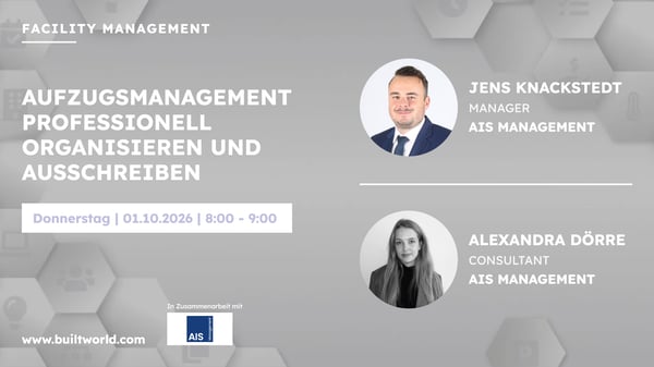 Aufzugsmanagement professionell organisieren und ausschreiben