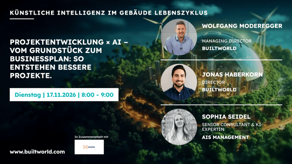 PROJEKTENTWICKLUNG × AI – Vom Grundstück zum Businessplan: So entstehen bessere Projekte.