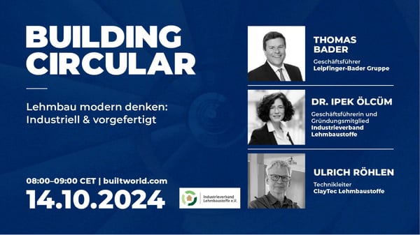 Lehmbau modern denken: industriell & vorgefertigt